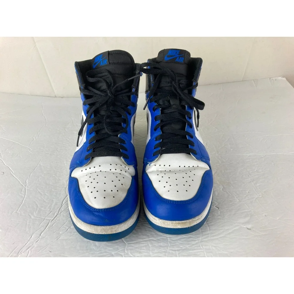 Jordan 1 Retro High Men 12 Blue White Black Good Game Royal 555088-403 Athletic